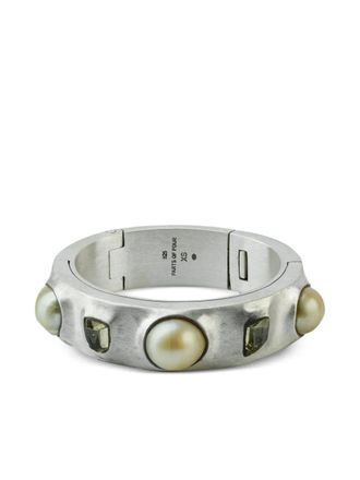 Parts Of Four Sistema pearl-embellishment bracelet - Silver