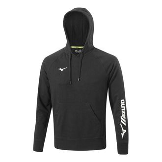 Mizuno Heren Badstof Hoodie (Zwart)