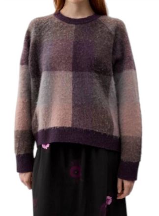 Rodebjer Anais Knitted Sweater In Wine