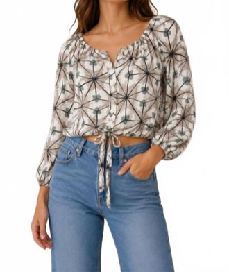 Skemo Spring Tie Top In Black