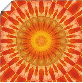 Artland Wandbild »Mandala Sonnenuntergang« klassische Fantasie 1 Stk. tlg. als Leinwandbild, Poster in verschied. Grössen