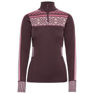 Kari Traa Ines Half Zip Merinounterw&auml;sche f&uuml;r Damen | braun