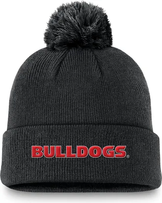 Nike Georgia Peak Nike Mens College Cuffed Beanie in Black | NC1600ANGB-V72