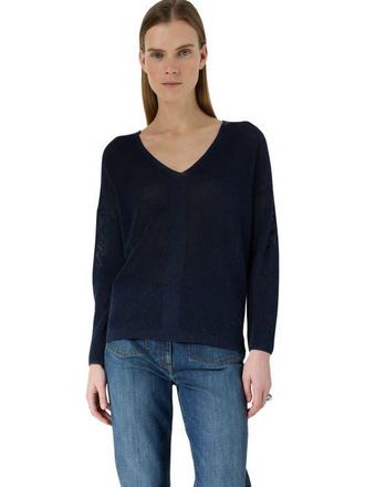 Gerard Darel Layla V-Neck Sweater in Navy Blue at Nordstrom, Size X-Large