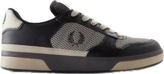 Fred Perry B300 Sneaker - Heren - Sneakers - Blauw - 44 EU - Leer - Schoenen
