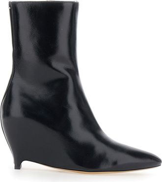 Maison Margiela Black Pointed Ankle Boots