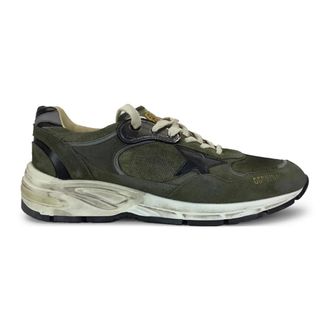 Golden Goose Dad-Star Sneakers - Heren - Schoenen - Groen - Maat: 45 EU Katoen