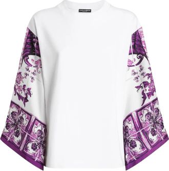 Dolce & Gabbana Majolica-printblouse
