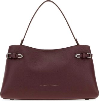 Brunello Cucinelli Shoulder Bag - Dames - Schoudertassen - Paars - ONE Size - Tassen