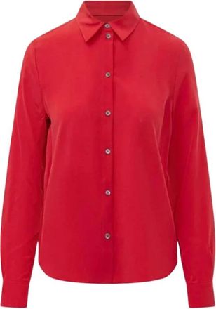 Pinko Shirts - Dames - Overhemden - Rood - L - Overhemden