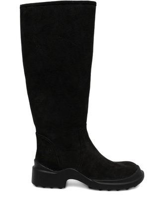 Jeffrey Campbell zip-up knee-high boots - Marrone