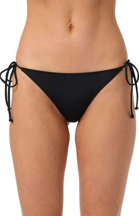 O'Neill Maracas Side Tie Bikini Bottoms in Black at Nordstrom, Size X-Small