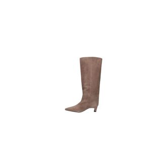 &Aacute;ngel Alarc&oacute;n Angel Alarcon - Over-knee Laarzen 26572 - Dames - Schoenen - Beige - Maat: 39 EU Su&egrave;de