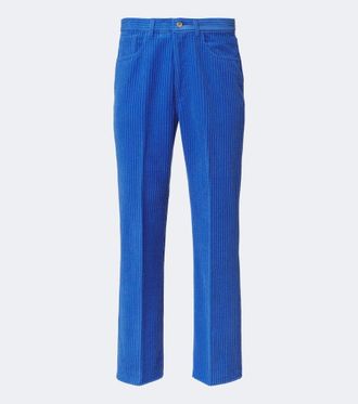 Auralee Wool and cashmere corduroy straight pants