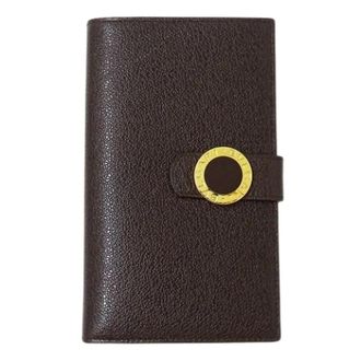 Bulgari Pre-owned Vintage Long Wallet (bi-fold) - Dames - Vintage Accessoires - Bruin - ONE Size - Leer - Vintage
