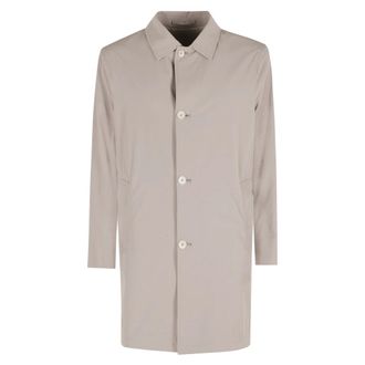 Kired Single-Breasted Coats, male, Brown, Size: M Reversible Coat