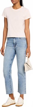 Frame Denim Ruler Crop Jean In Indigo