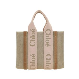Chlo&eacute; Bolso de mano Woody - Bags - Mujer - Beige - ONE SIZE