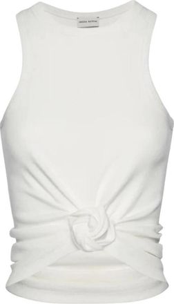 Magda Butrym Sleeveless Top - Dames - Tops zonder mouwen - Wit - 2XS - Tops