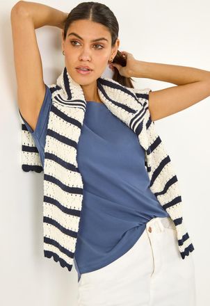 Roman Plain Stretch Cotton Jersey T-Shirt