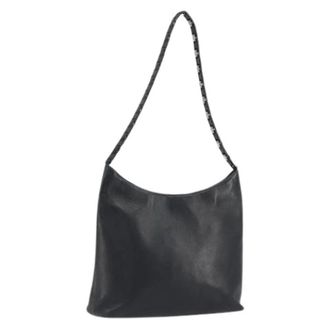 Ferragamo Pre-owned Shoulder Bag - Dames - Pre-owned - Zwart - Maat: ONE Size Leer