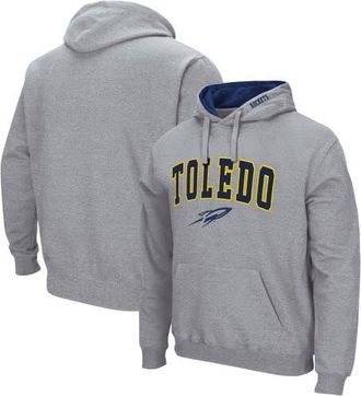 Colosseum Mens Colosseum Heathered Gray Toledo Rockets Arch and Logo Pullover Hoodie in Heather Gray at Nordstrom, Size Medium