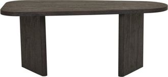 Moloo de centro decorativa marr&oacute;n oscuro 50x100 cm