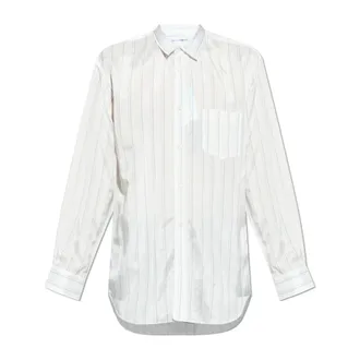 Comme Des Gar&ccedil;ons Formal Shirts, male, Beige, Size: S Striped Shirt