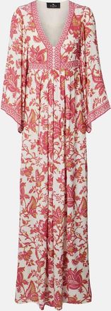 Etro Abito lungo con stampa floreale