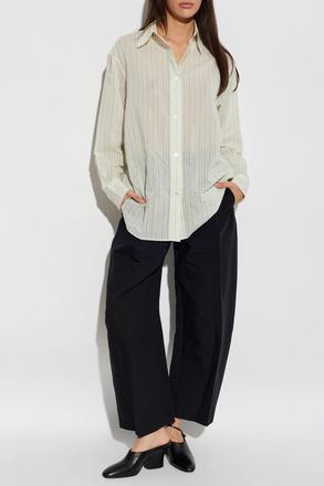 STUDIO NICHOLSON Shirt Rouen, Womens, Cream