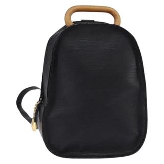 Bally Pre-owned Leren Rugzak - Dames - Vintage Rugzakken - Zwart - ONE Size - Leer - Vintage