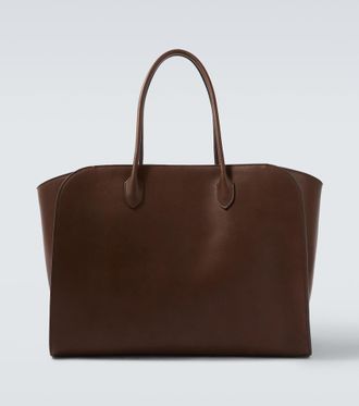 The Row Marlo 17 leather tote bag