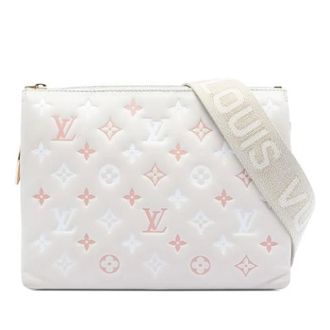 Louis Vuitton Pre-owned Coussin Cross Body Bag - Dames - Pre-owned - Beige - Maat: ONE Size Leer