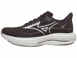 Mizuno Womens Wave Rider 29 Running Shoes In Bs00 - Black Sand-White