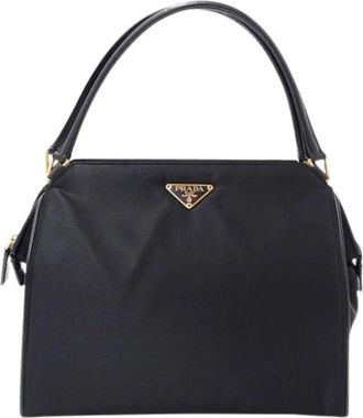 Prada Pre-owned Vintage Nylon Handbag - Dames - Vintage Handtas - Zwart - ONE Size - Nylon - Vintage