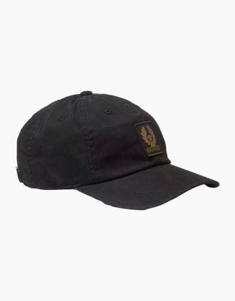 Belstaff Mens Belstaff Phoenix Logo Cap S1-26 Black - Size: ONE size