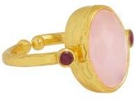 Ottoman Hands Lucia Rose Quartz Cocktail Ring in Gold at Nordstrom