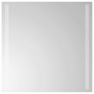 vidaXL Espejo De Ba&ntilde;o Led Transparente 50 X 50 Cm Vidrio Templado Vidaxl