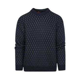 HUGO BOSS Heren, Truien, Blauw, Maat: S Wol