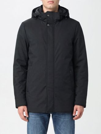 Moorer Parka idrorepellente al ginocchio con imbottitura in piuma doca