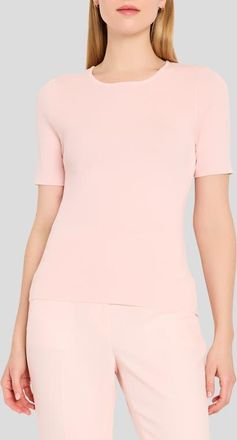 Tahari by ASL Short Sleeve Sweater in Tea Rose at Nordstrom, Size X-Large P