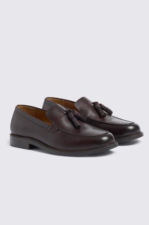 Moss Finchley Brown Leather Loafers