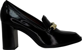 Life Stride Lifestride Bliss Womens Leather Slip-on Loafer Heels Black I3594L1001 Womens