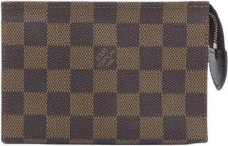 Louis Vuitton Pre-owned Clutches, female, Brown, Size: ONE SIZE Pre-owned Canvas Clutch