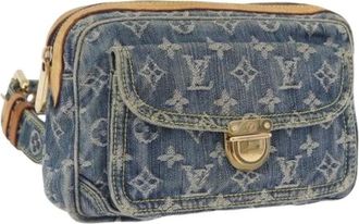 Louis Vuitton Borsa a tracolla Monogram Denim Pre-owned - - Pre-owned - Donna - Blu - ONE SIZE