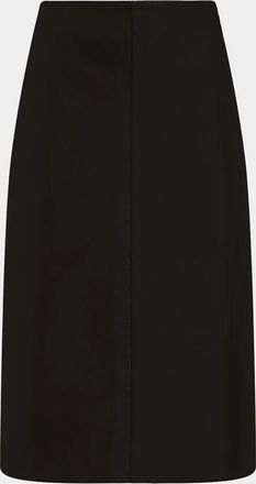 Derek Lam Leather Pencil Skirt