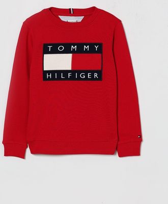 Tommy Hilfiger Felpa girocollo Tommy Hilfiger in cotone con logo