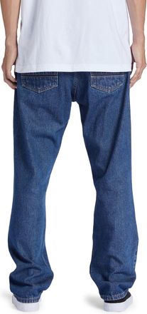 DC Relax-fit-Jeans DC SHOES Worker, Herren, Gr. 29(XS/S) / L&auml;nge 32(M), L&auml;nge 34, blau (indigo schwarz), Obermaterial: 80% Walkfrottier, 20% Walkfrottier