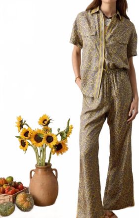 Boteh Verve Boyshirt In Chartreuse