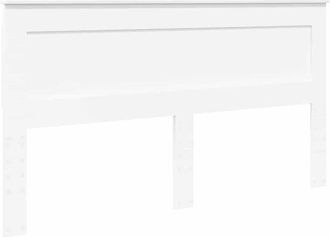 vidaXL Headboard with Headboard White 180 cm Engineered Wood vidaXL